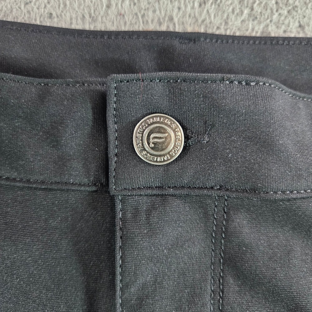 Fabletics Mens Only Pant Black Performance 5-Pocket Active Trousers 36x32 - Picture 3 of 10